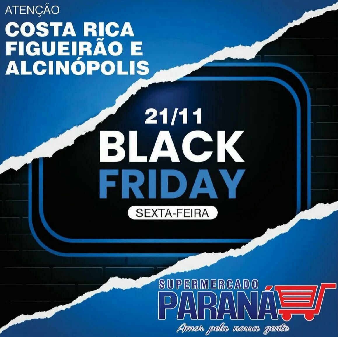 Imagem de compartilhamento para o artigo Descontos de Verdade: Black Friday do Supermercado Paraná só nesta sexta-feira da MS Todo dia